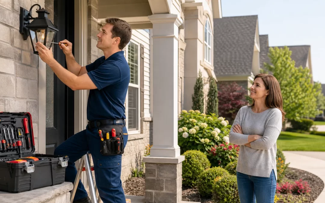 When Outdoor Fixtures in Overland Park Need Fixing Fast